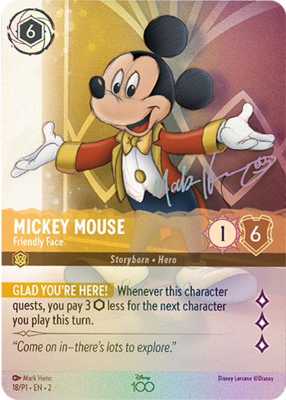 Mickey Mouse Lorcana Promos Lorcana Card | Lorcanawiz