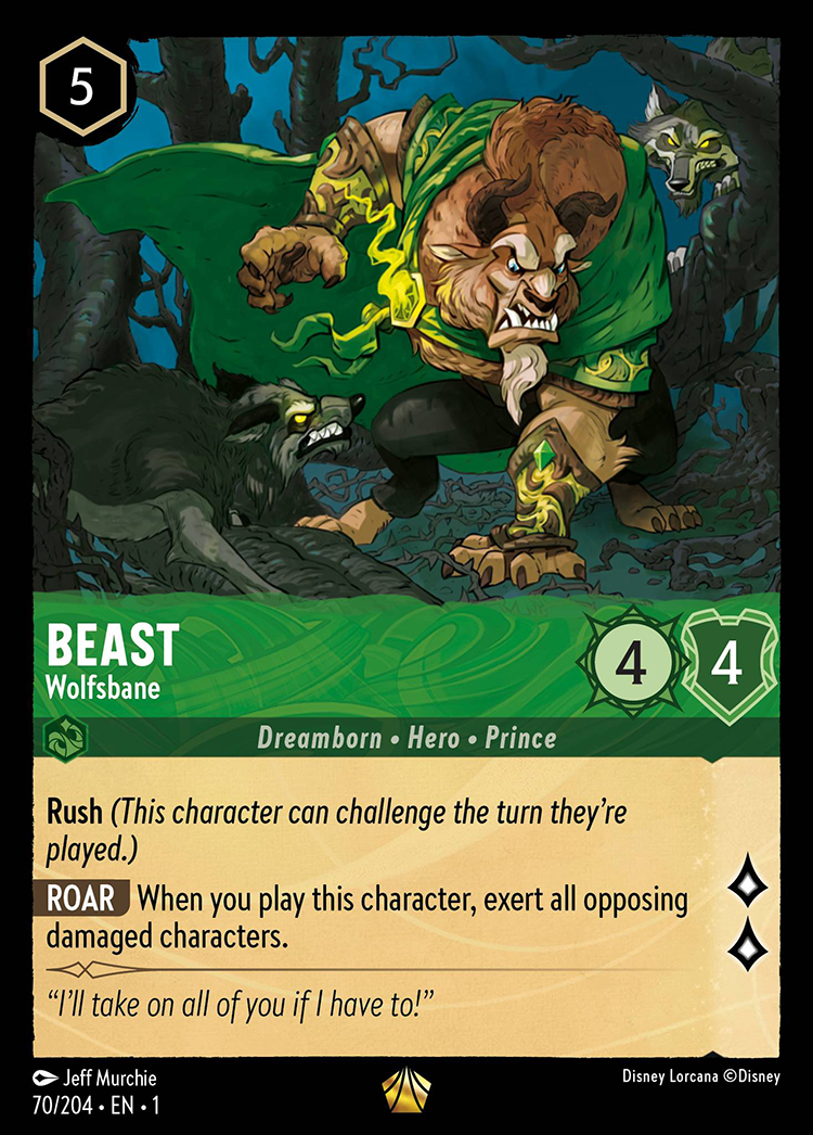Beast The First Chapter Lorcana Card | Lorcanawiz