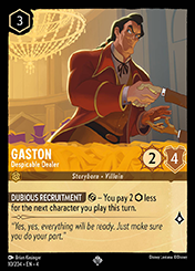 Gaston Ursula's Return Card List