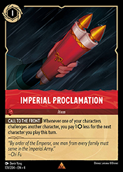 Imperial Proclamation