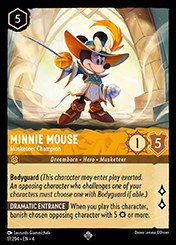 Minnie Mouse Ursula's Return Card List