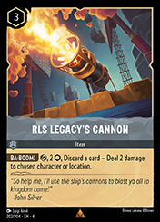 RLS Legacy's Cannon