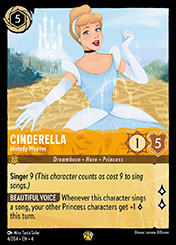 Cinderella Ursula's Return Card List